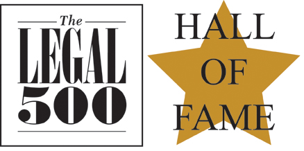 Legal 500 Hall of Fame star2